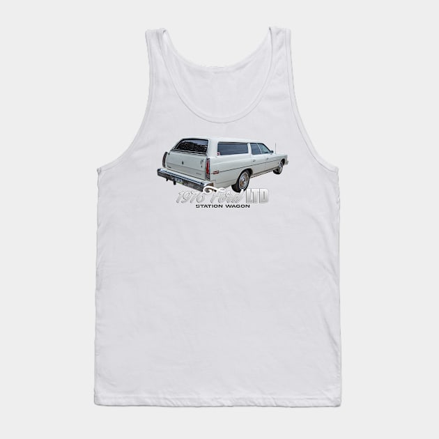 1976 Ford LTD Station Wagon Tank Top by Gestalt Imagery